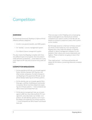 Rippling Pitch Deck & Investor Memo