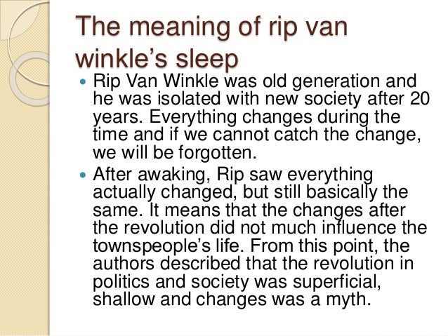 rip van winkle ii american literature