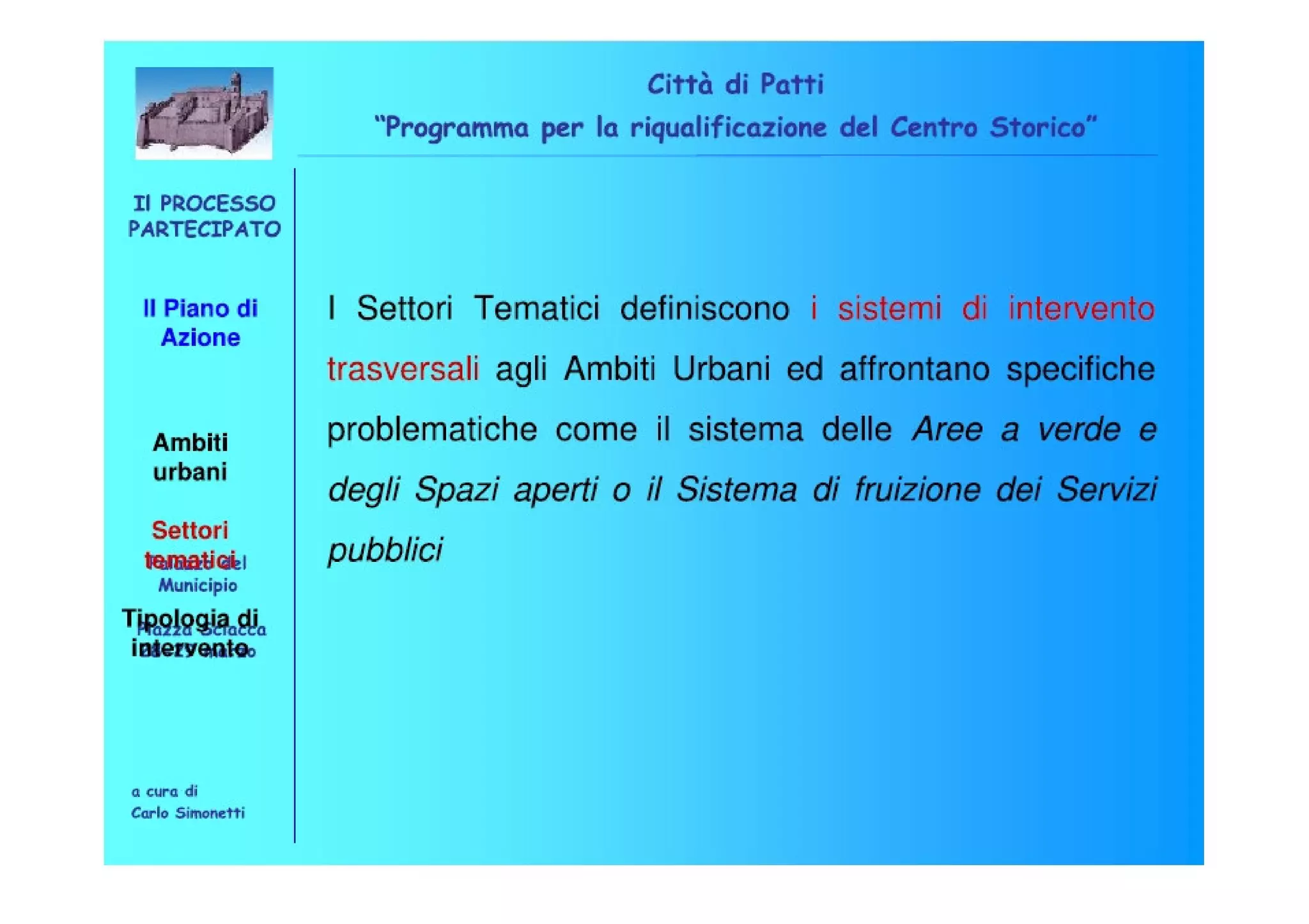 Riqualificazione Centro Storico di Patti