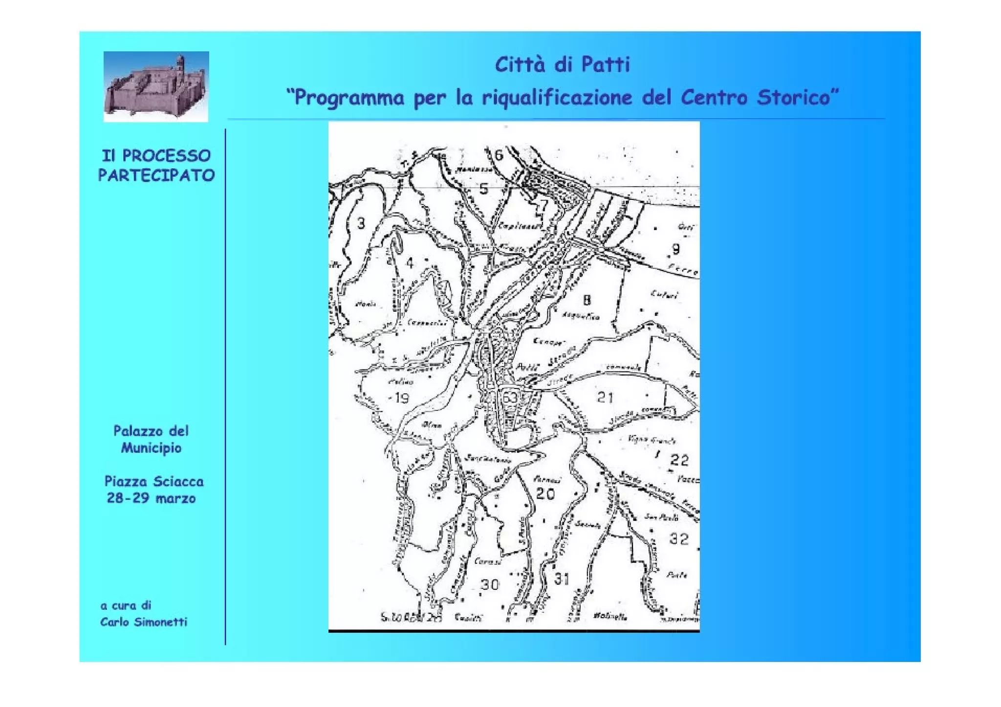 Riqualificazione Centro Storico di Patti