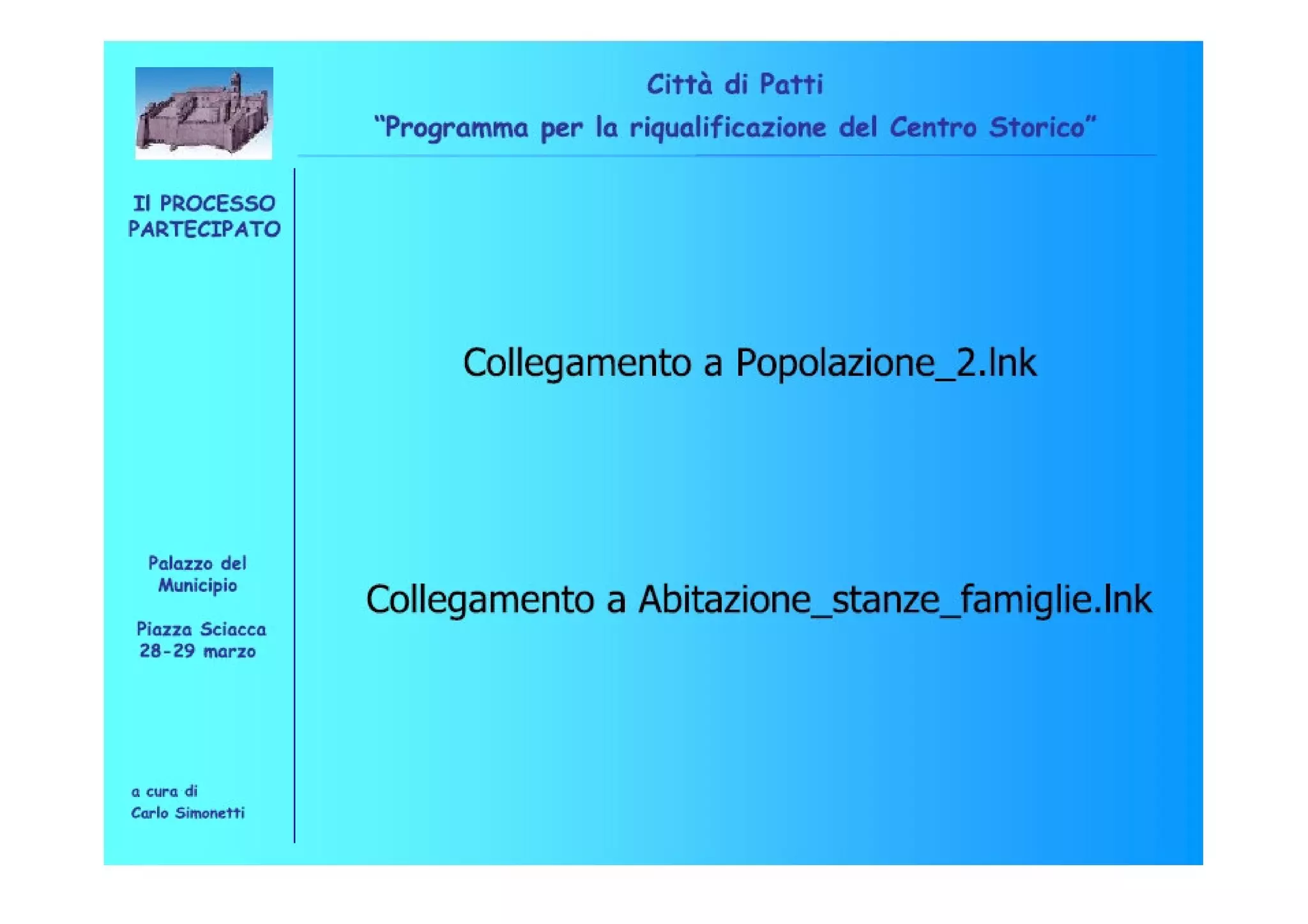 Riqualificazione Centro Storico di Patti