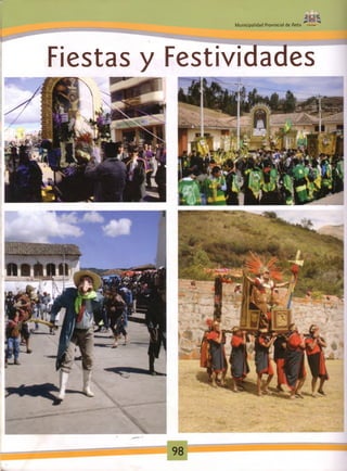 Municipalidad Provincial de Anta
Fiestas y Festividades
 