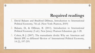 INTRODUCTION TO INTERNATIONAL POLITICAL ECONOMY BALAAM PDF visual data 8