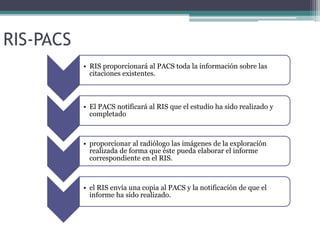 RIS-PACS y su importancia en la informatica medica | PPTX