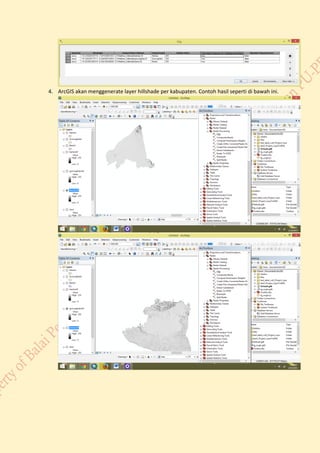 Tiga Cara Memotong file Raster Sesuai Batas Polygon Menggunakan ArcGIS ...