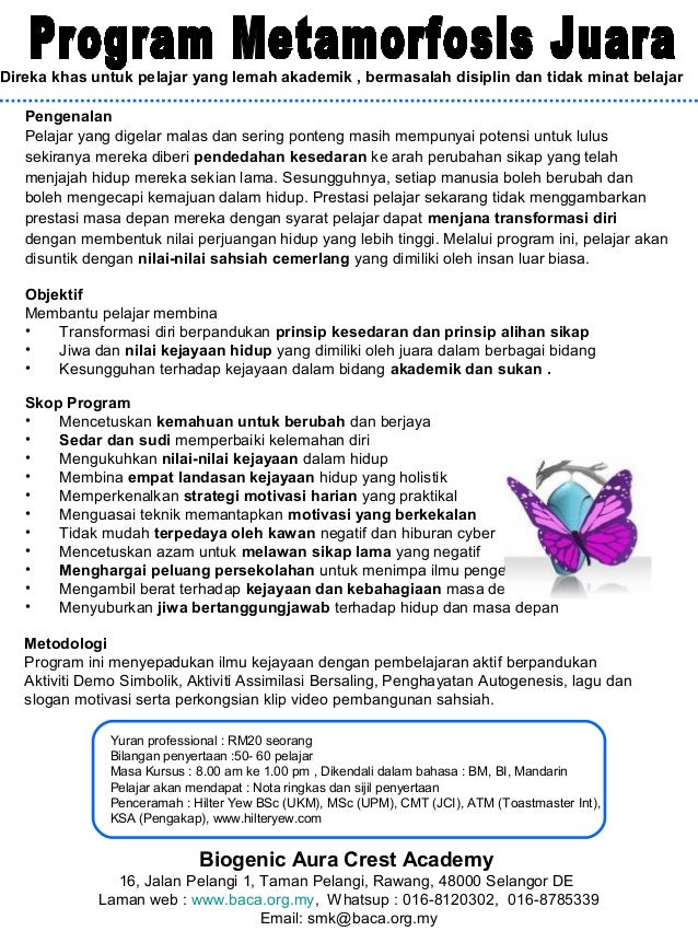 Pembangunan Sahsiah Diri Dan Disiplin Murid
