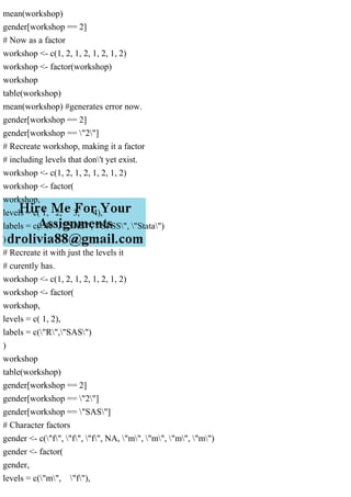 R is a very flexible and powerful programming language, as well as a.pdf