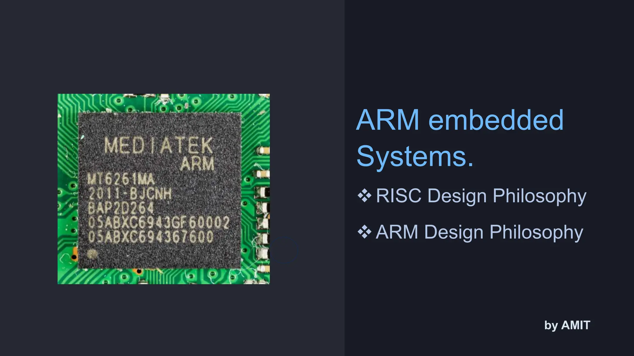 RISC and ARM contollers DesignPhilosophy.pptx