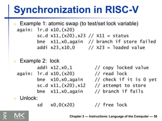 RISC-V processor- computer organization and design | PPT