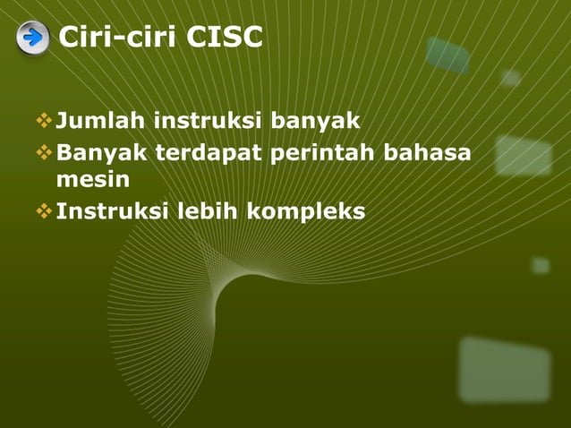 RISC dan CISC | PPTX