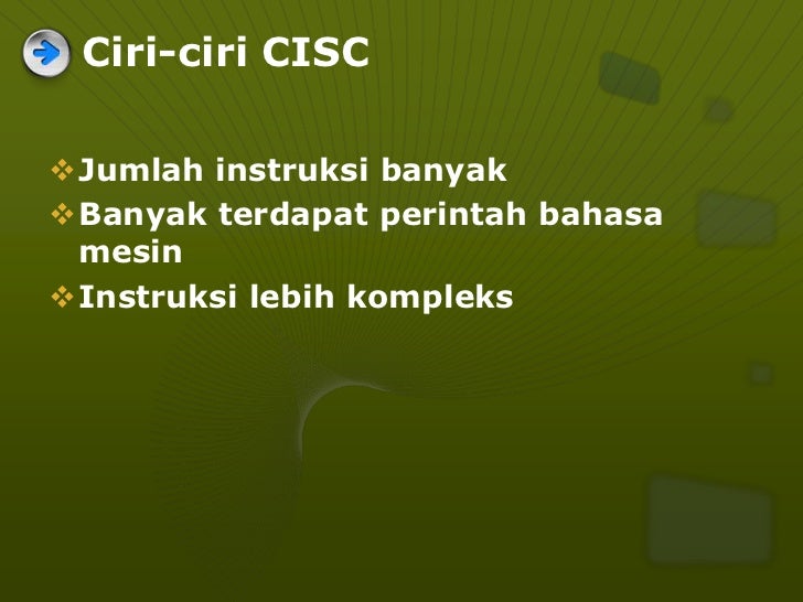 RISC dan CISC