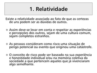 Risco: o conceito e sua aplicação