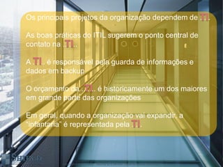 Copyright © 2012 Shield – Security as a Service. Todos os direitos reservados.
Processos
Presidência
Financeiro RH TI SI Produto Marketing
Equipes Sistemas Ambientes Documentos Fornecedores
 