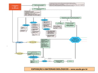 EXPOSIÇÃO A MATERIAIS BIOLÓGICOS – www.saude.gov.br 
