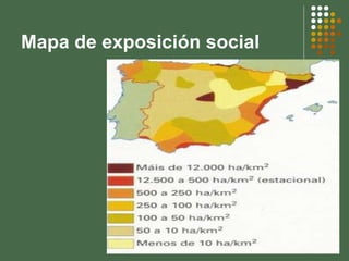Mapa de exposición social 