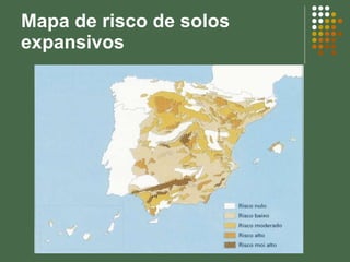 Mapa de risco de solos expansivos 