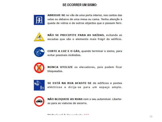 Quais as causas dos sismos?De acordo com as suas origem, os sismos podem classificar-se em:SismosArtificiaisNaturaisTectónicasVulcânicasAfundamentoExplosõesDeslocamento de veículosQueda de edifícios5