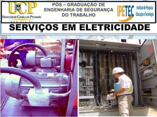 EXEMPLOS DE TRABALHOS
NAS PROXIMIDADES DAS
INSTALAÇÕES ELÉTRICAS
ILUMINAÇÃO PÚBLICAPODA DE ÁRVORESSERVIÇOS TELEFÔNICOSMANUTENÇÃO LINHA DE TRANSMISSÃOSERVIÇOS EM ELETRICIDADE
 