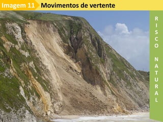 Movimentos de vertente
Imagem 11
R
I
S
C
O
N
A
T
U
R
A
L
 