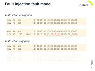 Controlling PC on ARM using Fault Injection | PDF