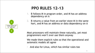 RISC-V Memory Consistency Model Tutorial | PDF