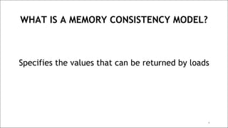 RISC-V Memory Consistency Model Tutorial | PDF