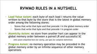 RISC-V Memory Consistency Model Tutorial | PDF