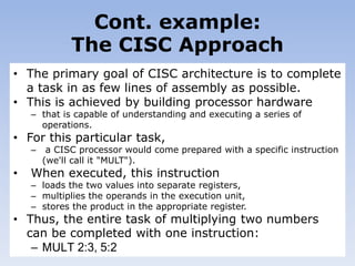 RISC Vs CISC Computer architecture and design | PPTX | Computing ...