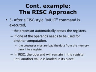 RISC Vs CISC Computer architecture and design | PPTX | Computing ...