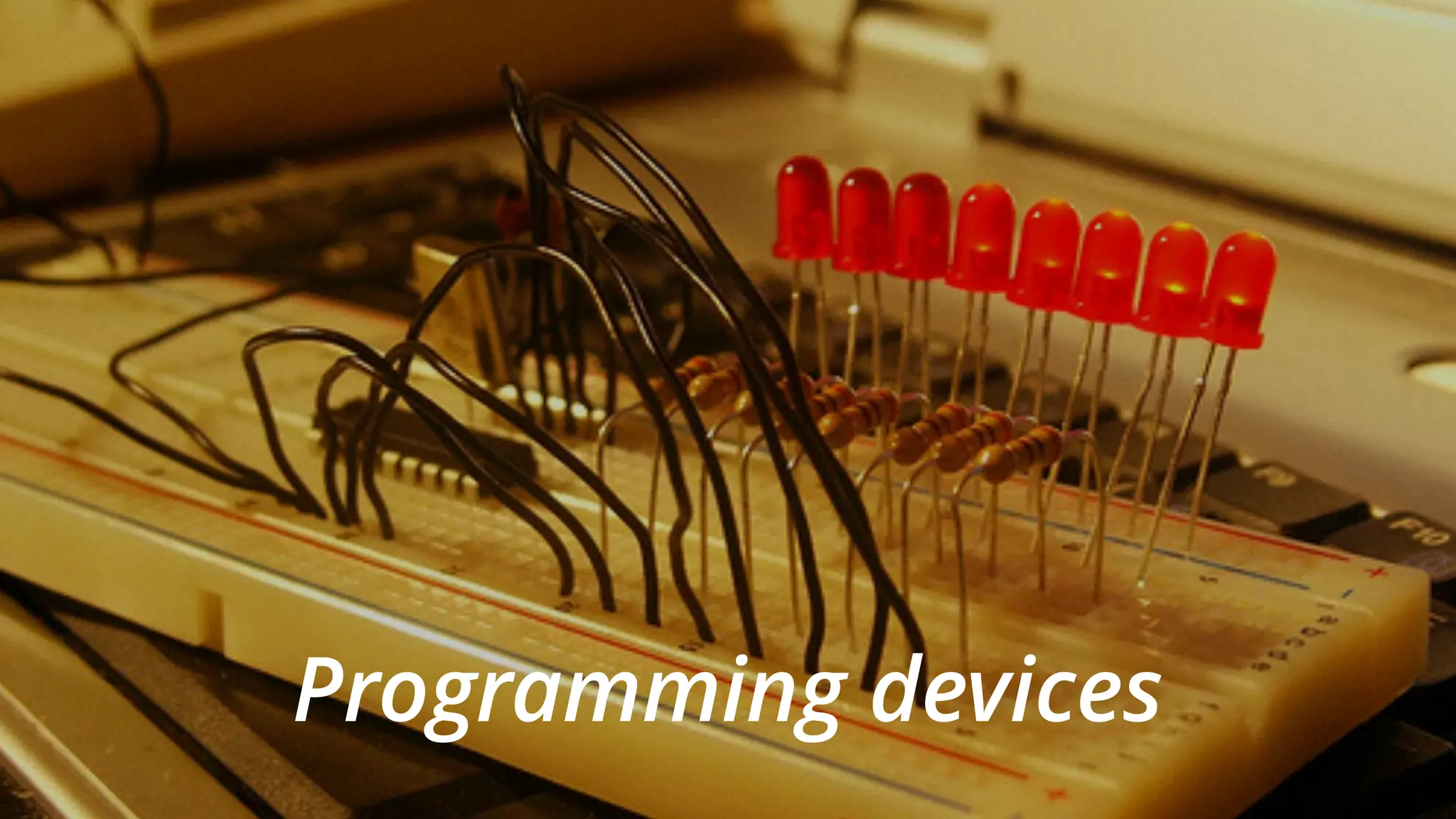 Programming devices
 