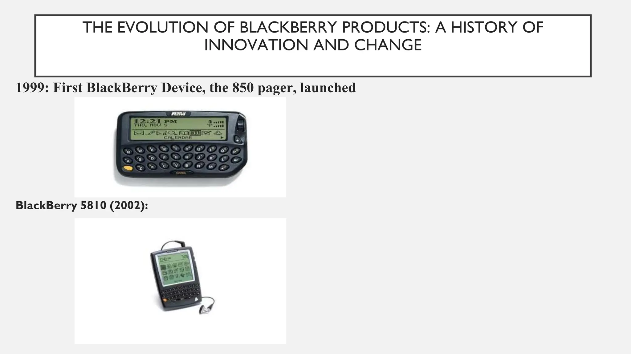Rise and Fall of BlackBerry.pptx history PPTX