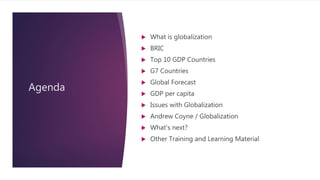 Rise and Fall of Globalization | PPTX