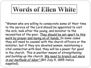 The Rise and Fall of Women Leaders in Christianity & Adventism Slide 44