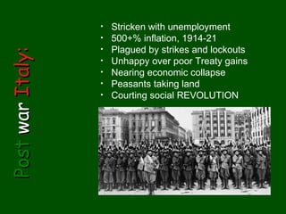 Rise of Italian Fascism | PPT