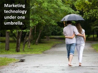 Marketing technology under one umbrella.<br />