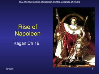 Rise of Napoleon Kagan Ch 19 