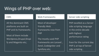 Rise of PHP and Laravel. Latest Web Frameworks built on PHP. | PPTX ...