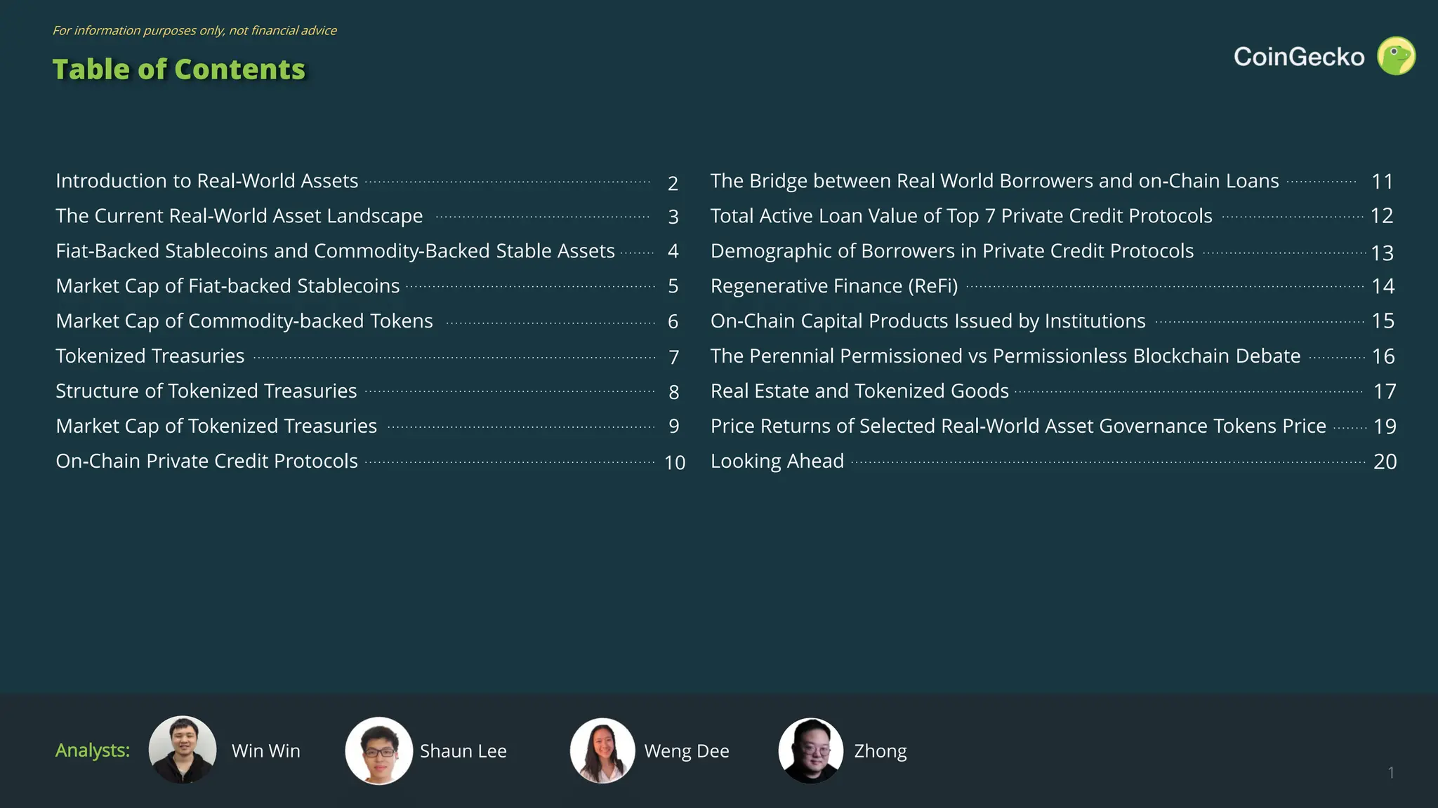 RWA Report 2024: Rise of Real-World Assets in Crypto | CoinGecko | PDF
