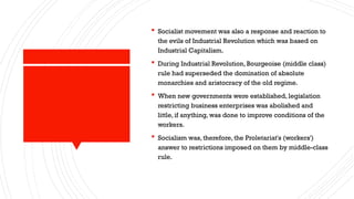 RISE OF SOCIALIST IDEAS IN EUROPE - A summary.pptx