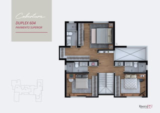 Cobertura
DUPLEX 604
PAVIMENTO SUPERIOR
 