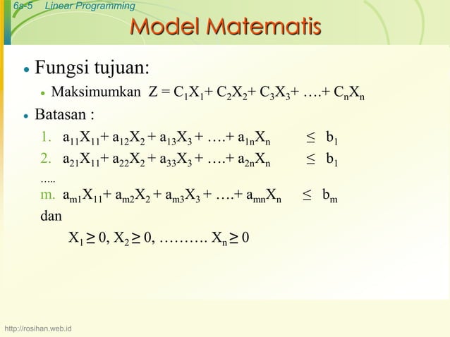 Risetoperasi 2-linear-programming-metode-grafik | PPTX
