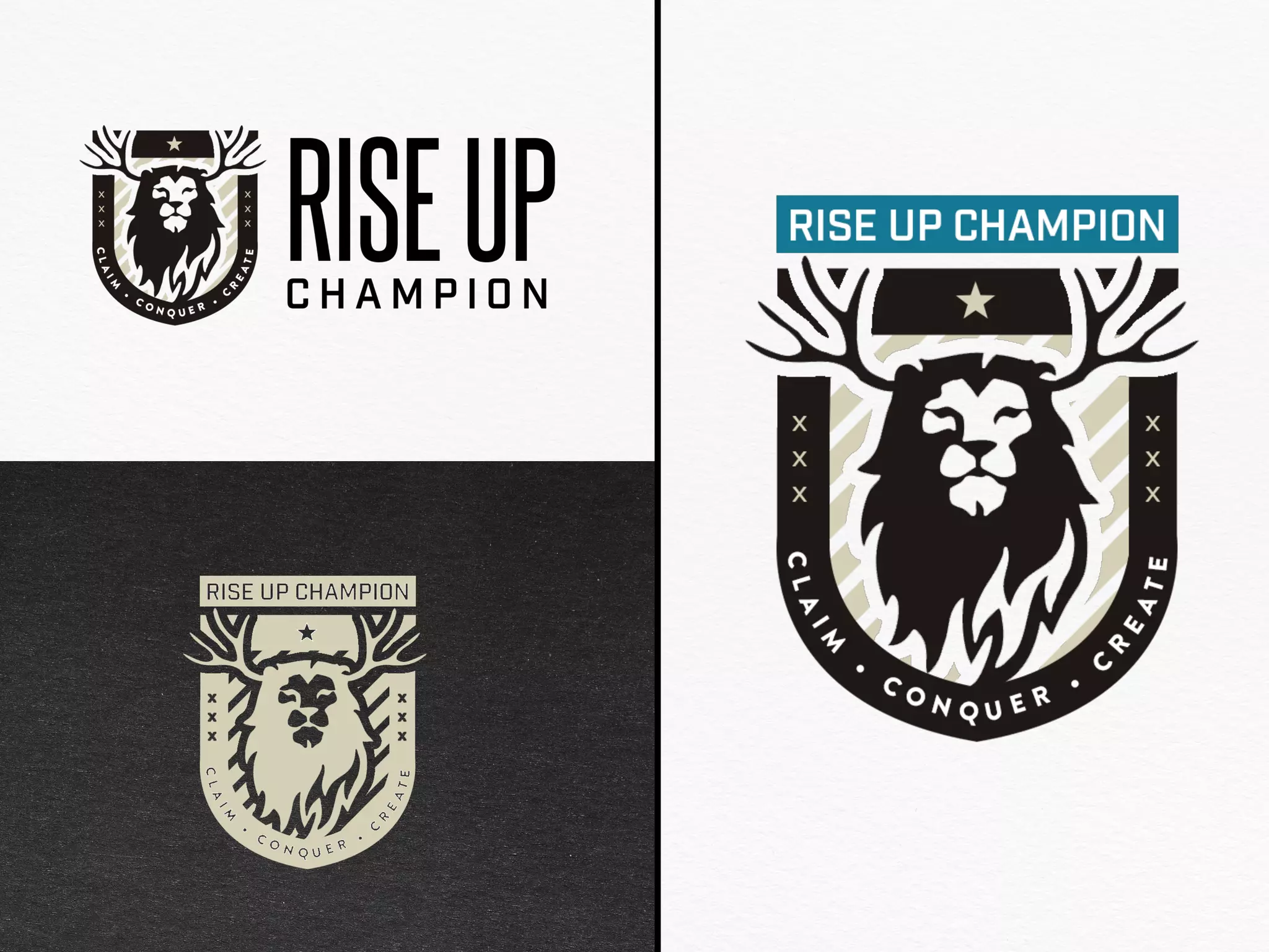 Rise Up Champion Logo Concepts | PDF