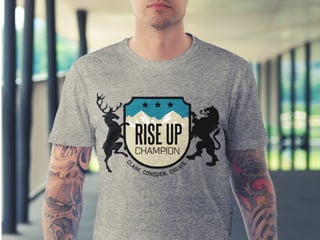 Rise Up Champion Logo Concepts | PPT