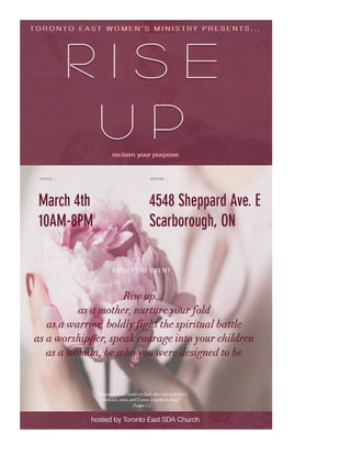 Rise Up - Women's Day Flyer