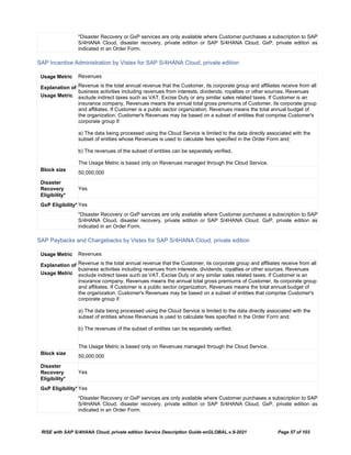 Rise with sap s 4 hana cloud, private edition service description guide ...