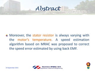 Model Reference Adaptive Control-Based Speed Control of Brushless DC ...