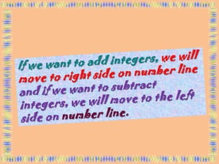 integers maths ppt