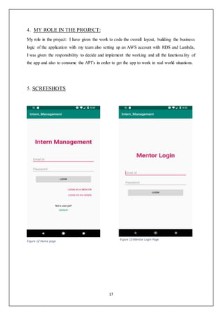 Internship Project Report | DOCX