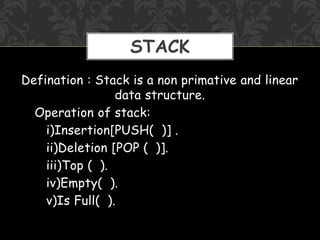 Stacks | PPT