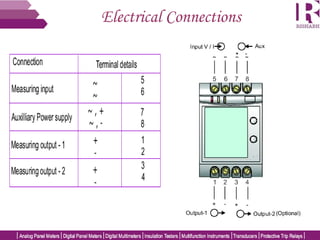 Electrical Connections
 